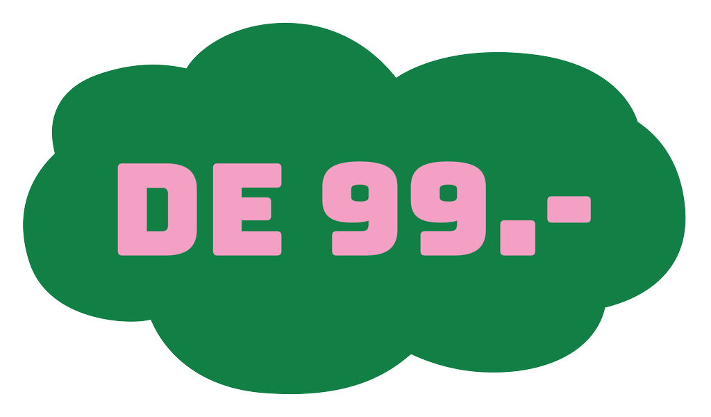 Sticker nuage DE 99.–