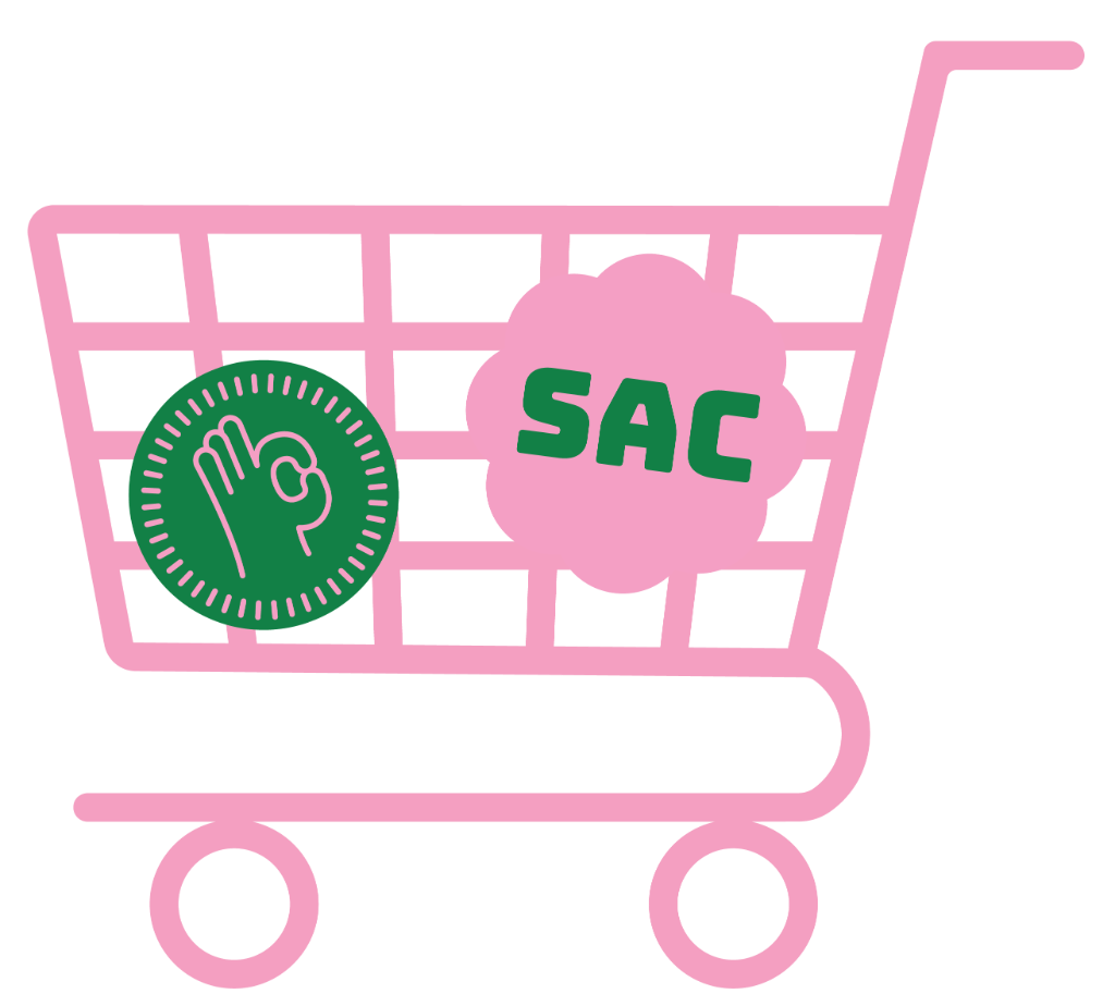 Driving Pink Shopping Cart